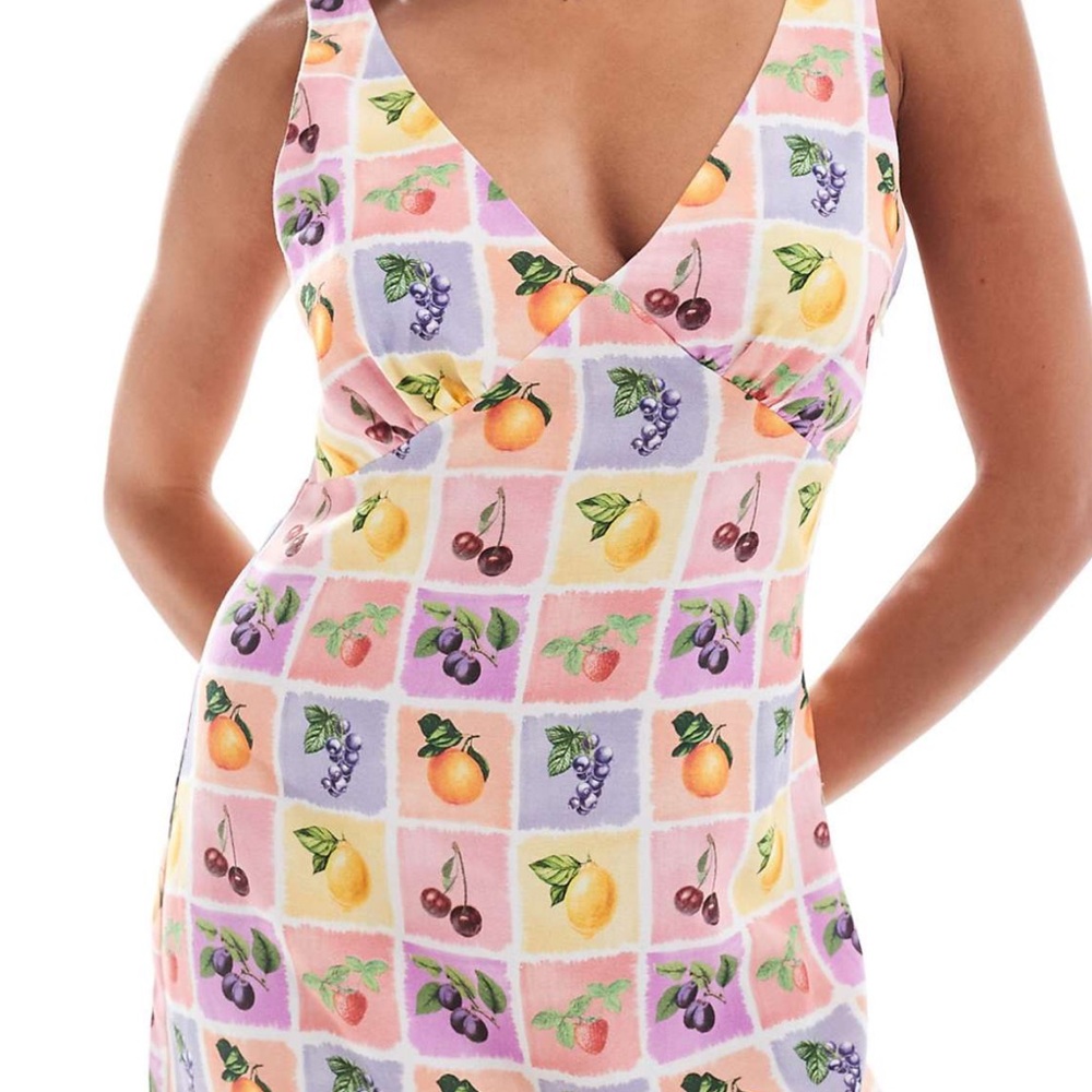 Fruit Print Women's Dress